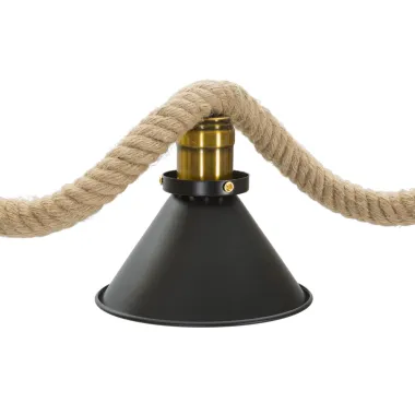Lampa wisząca CUP/ROPE 3-punktowa 84x20x88 cm